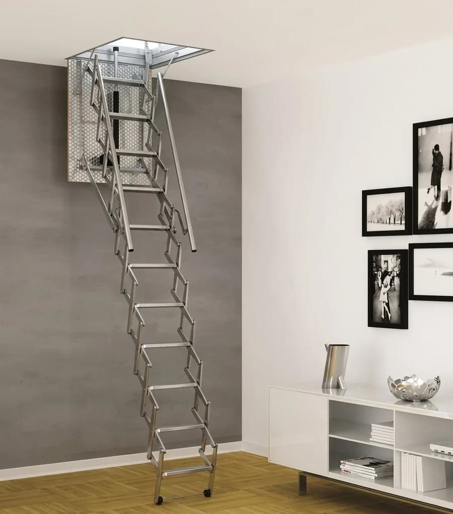 Чердачная лестница с электро приводом SVELT HARMONICA 3 м, 70x100 см