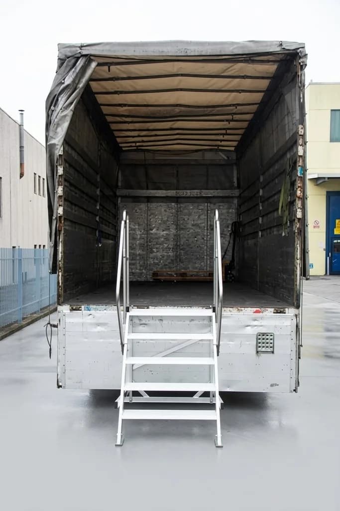 Лестница с платформой SVELT IKARO 2 ступени (ширина 100 см)