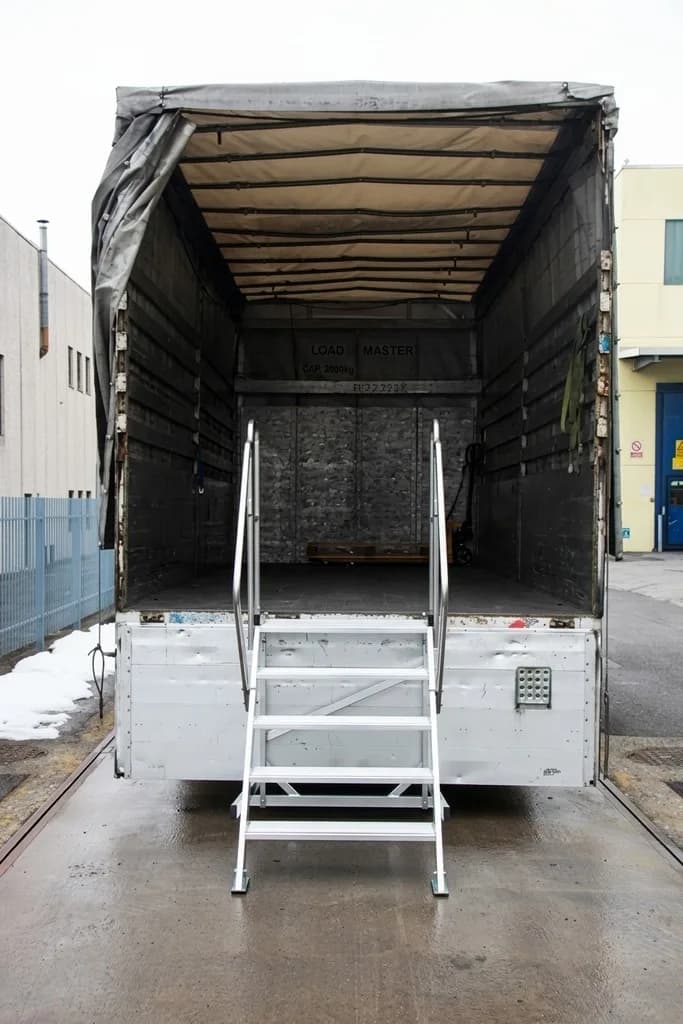 Лестница с платформой SVELT IKARO 4 ступени (ширина 100 см)