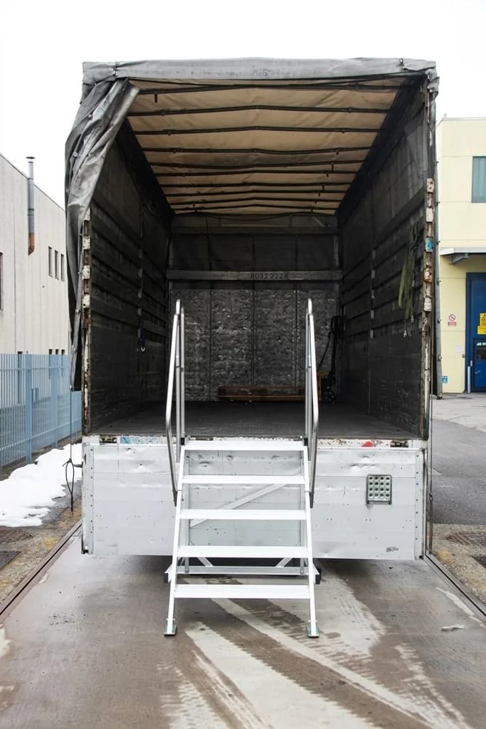 Лестница с платформой SVELT IKARO 5 ступеней (ширина 100 см)