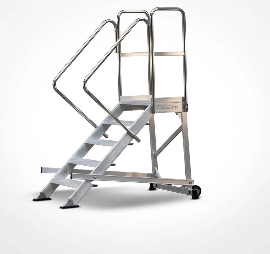 Лестница с платформой SVELT IKARO 2 ступени (ширина 100 см)