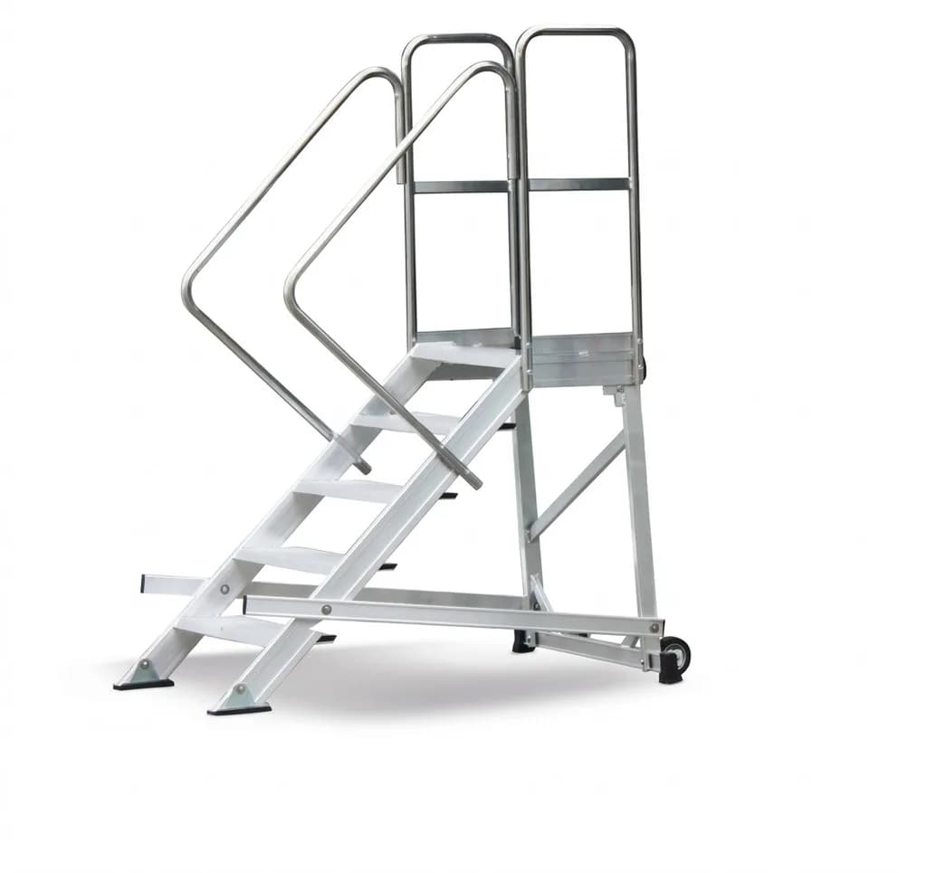 Лестница с платформой SVELT IKARO 5 ступеней (ширина 100 см)