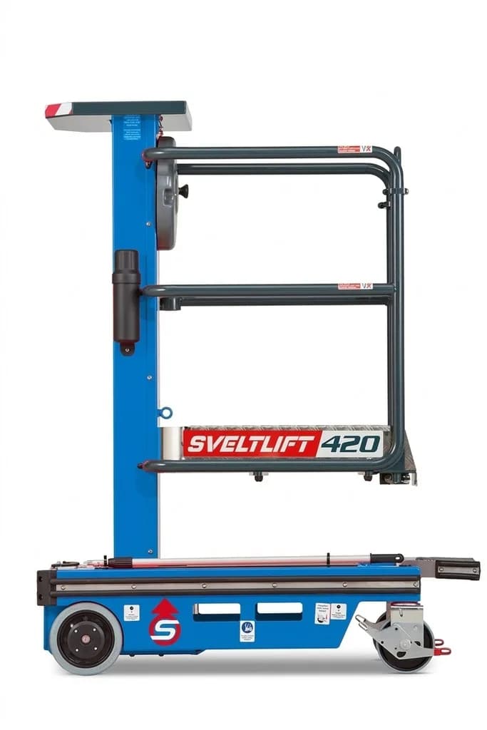 Вертикальная микроплатформа Svelt с ручным подъемом Sveltlift 420