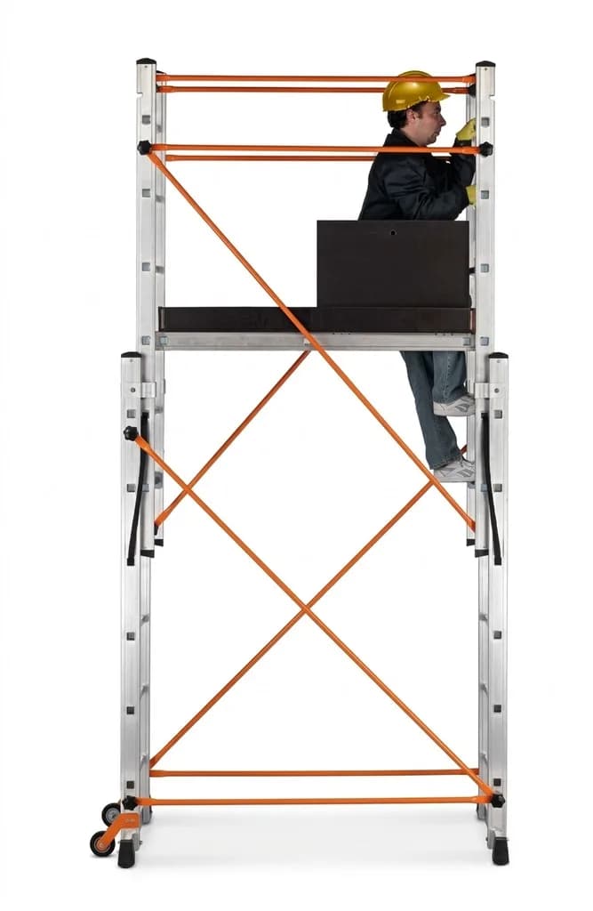 Подмости Svelt TARGET+, 3,55 м, 4 колеса ATTARGET+/1