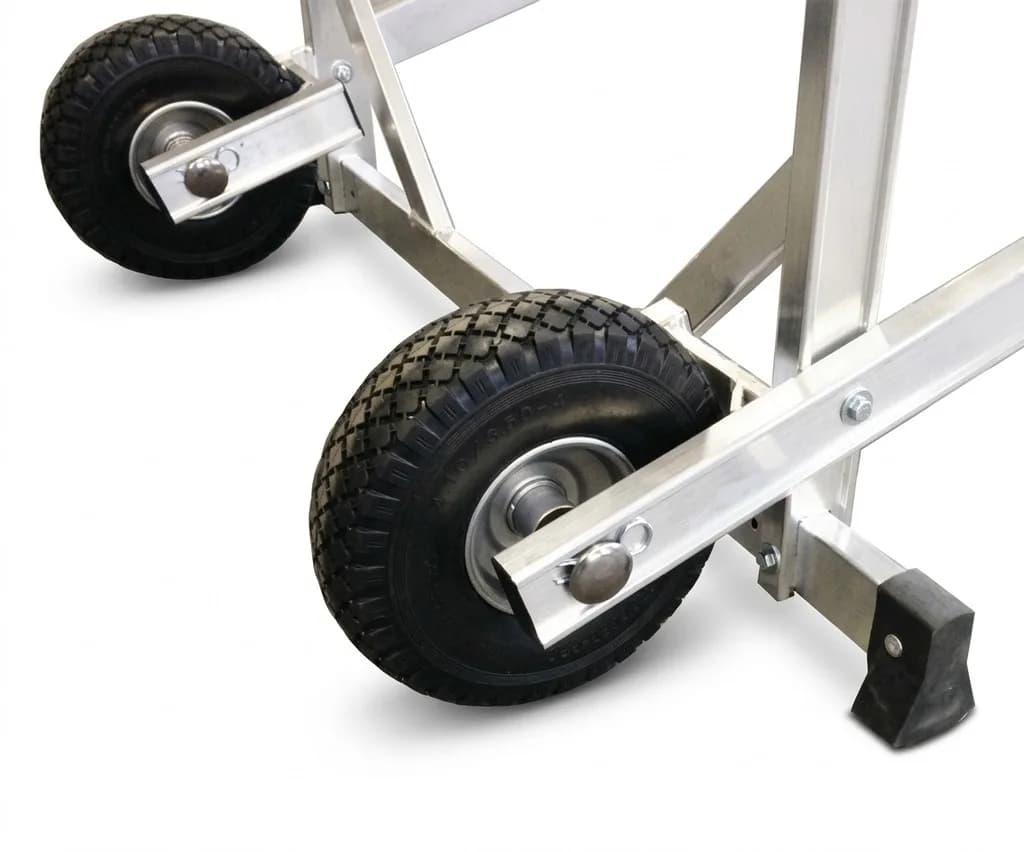 Лестница с платформой SVELT IKARO 4 ступени (ширина 80 см) без парапета,