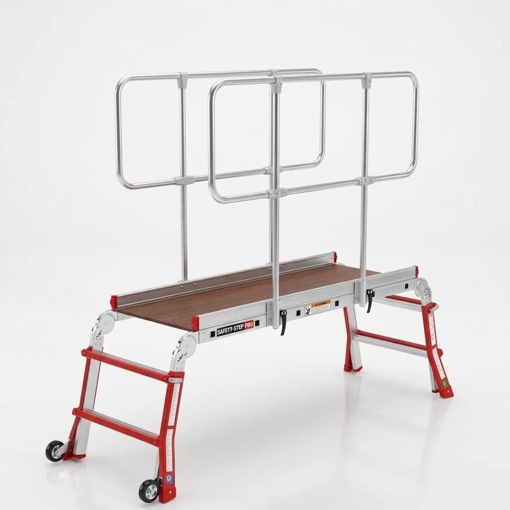 Телескопические подмости Svelt DUAL 2 высоты 2,7 и 3,0 м 2 колеса