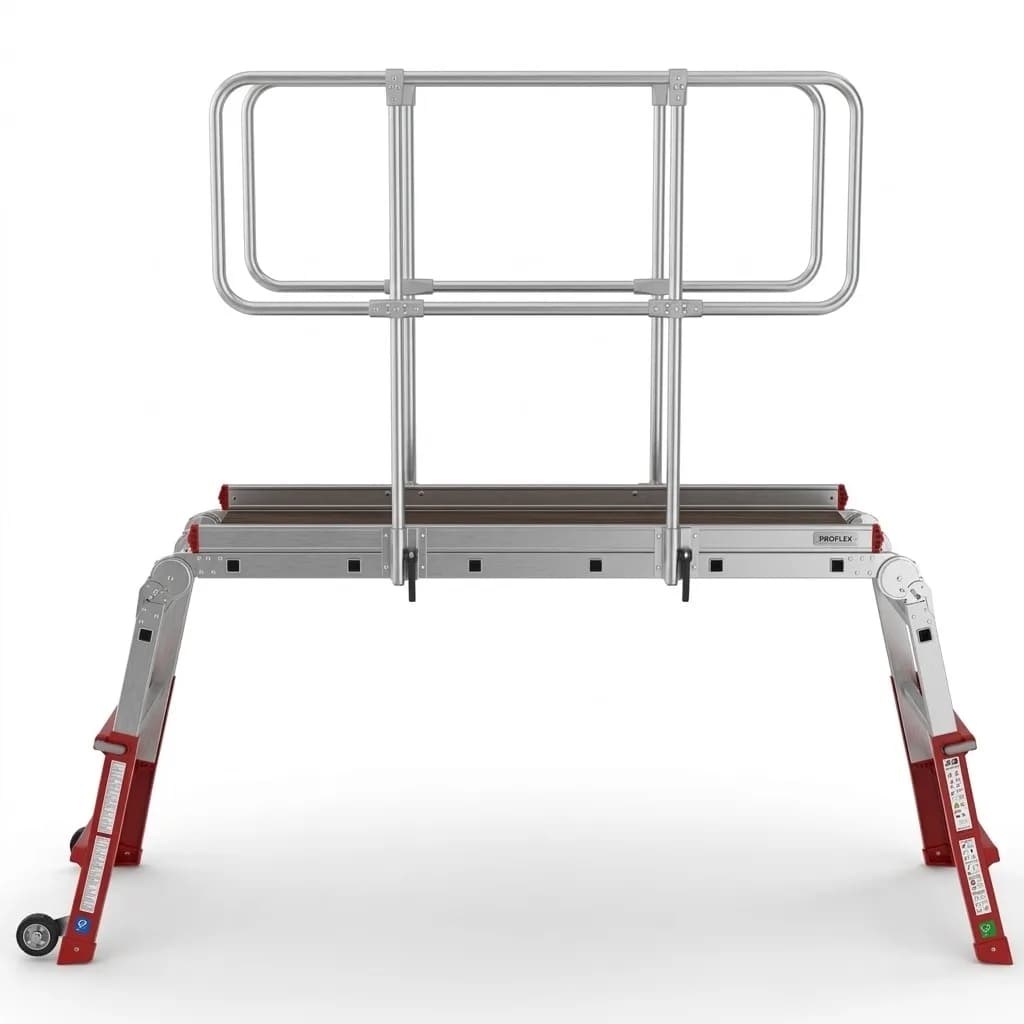 Телескопические подмости Svelt DUAL 2 высоты 2,7 и 3,0 м 2 колеса