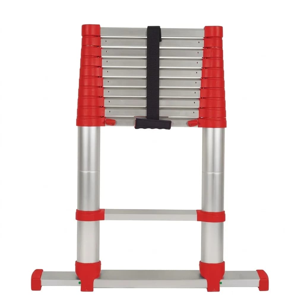 Телескопическая лестница SVELT XTEND 900 PRO 13 ступеней, длина 3,86 м