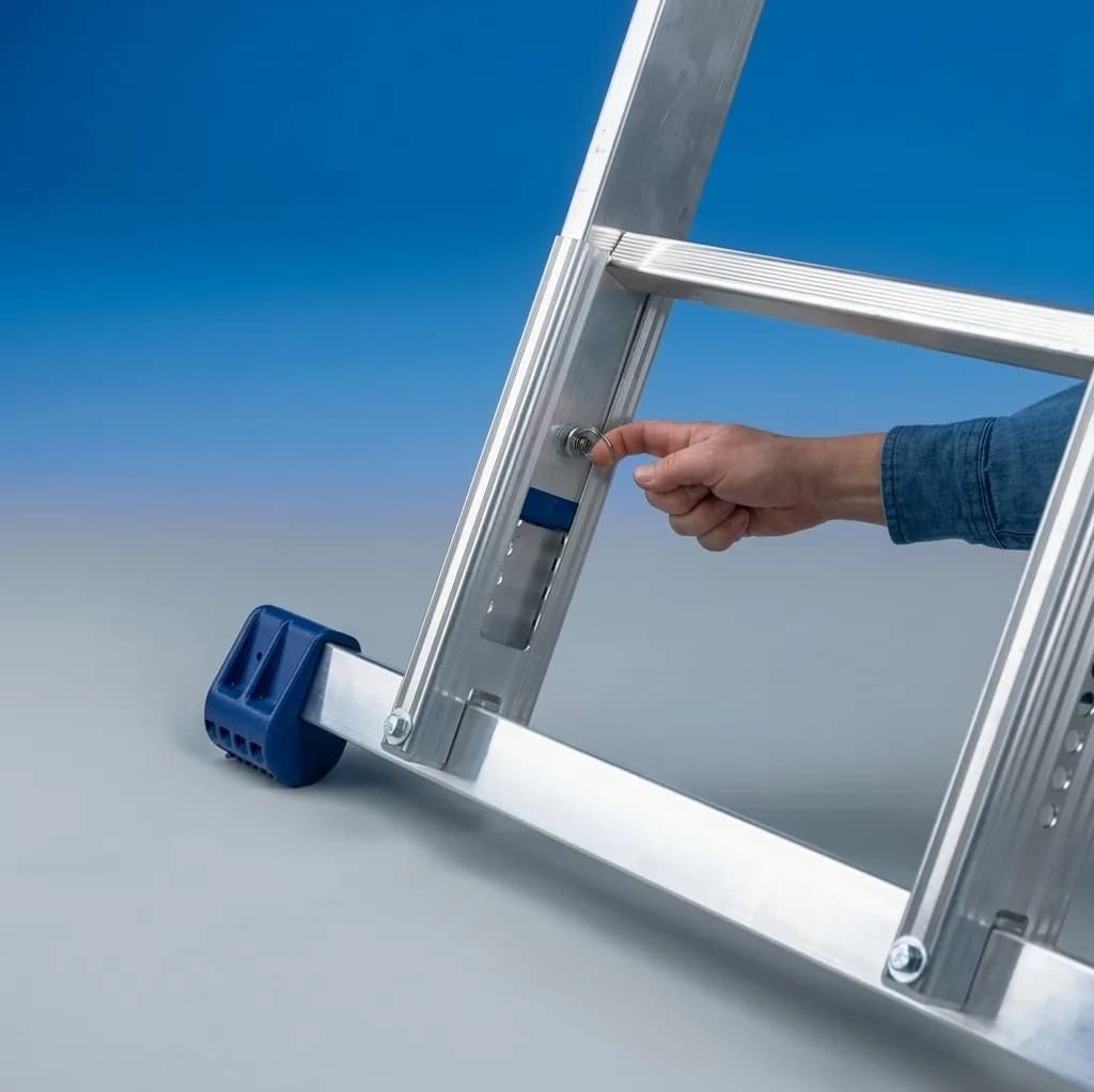 Двухсекционная лестница Svelt LUXE 2 - 6+7 ступеней