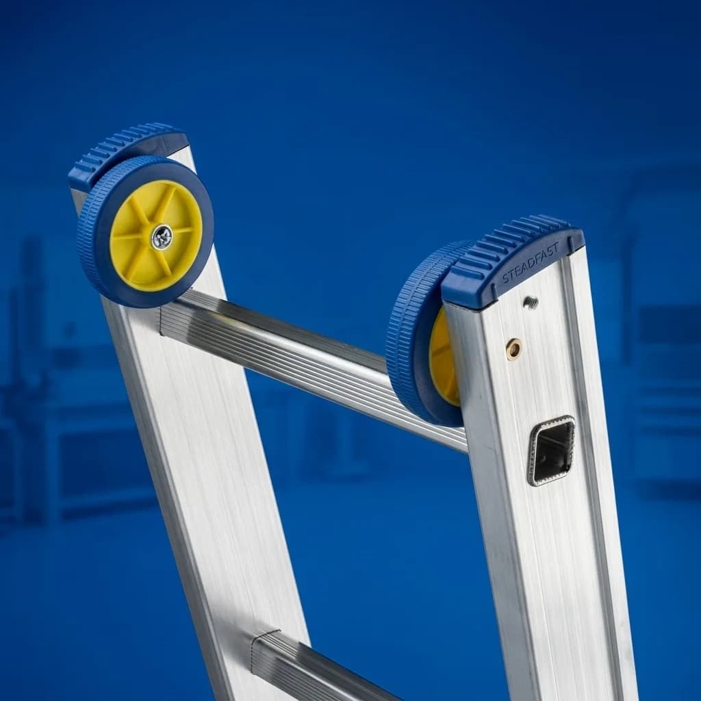 Двухсекционная лестница Svelt LUXE 2 - 8+9 ступеней