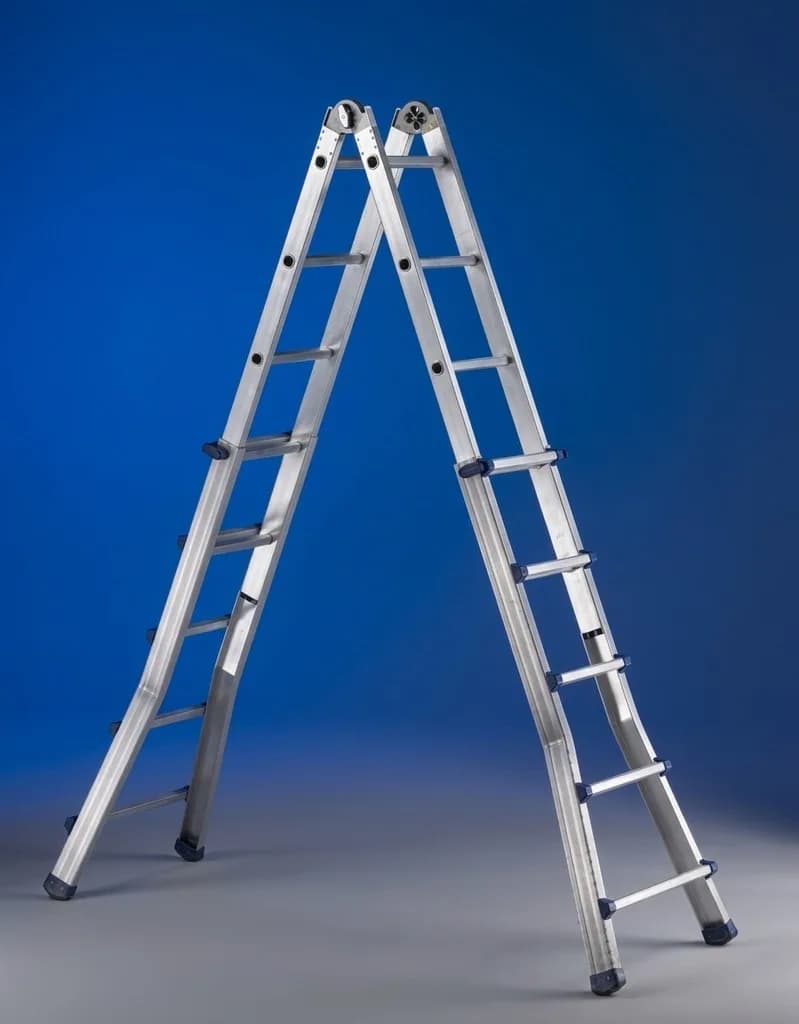 Телескопическая лестница SVELT SCALISSIMA PLUS 8+8 ступеней