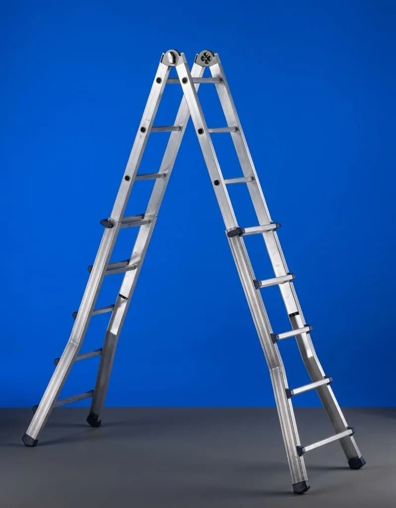 Телескопическая лестница SVELT SCALISSIMA PLUS 9+9 ступеней