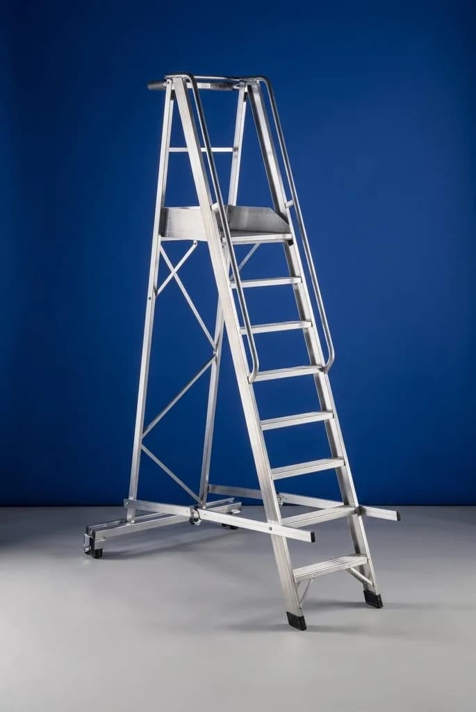 Лестница с платформой SVELT CASTELLANA 9 ступеней