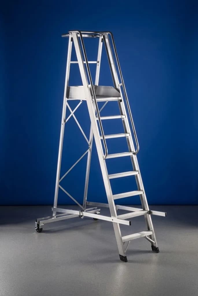 Лестница с платформой SVELT CASTELLANA 13 ступеней