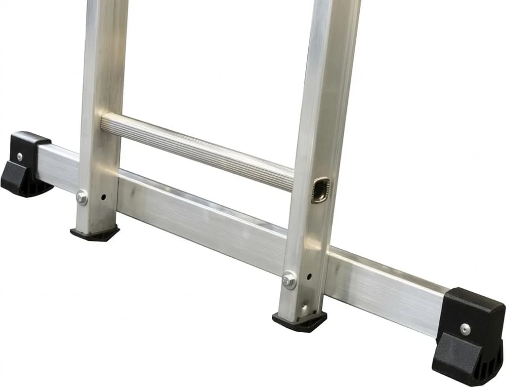 Односекционная лестница с траверсой SVELT EURO E1 16 ступеней