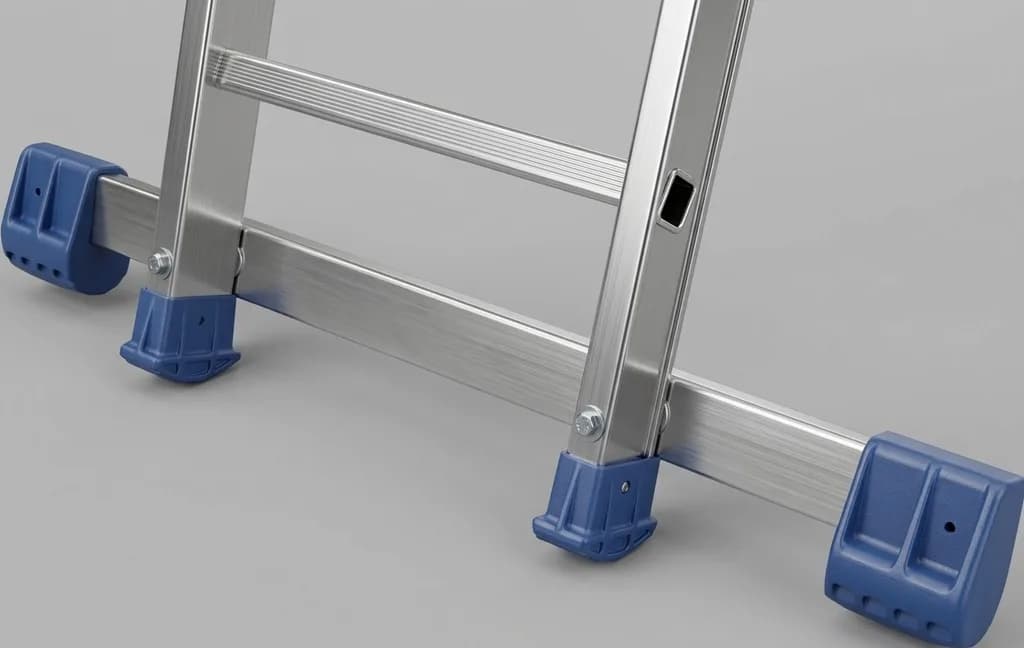 Односекционная лестница с траверсой Svelt LUXE1 11 ступеней