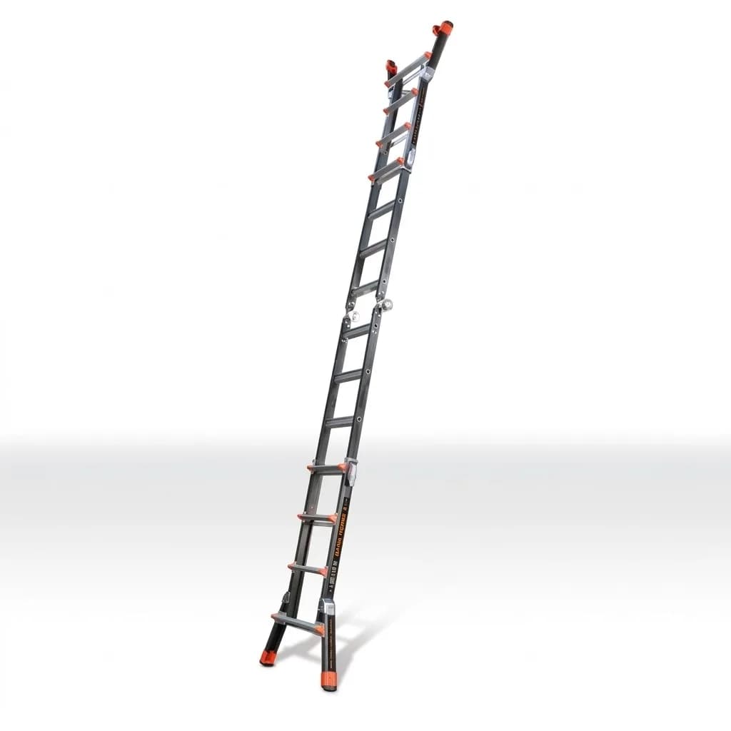 Лестница-стремянка телескопическая SVELT Dark 8+8 ступеней