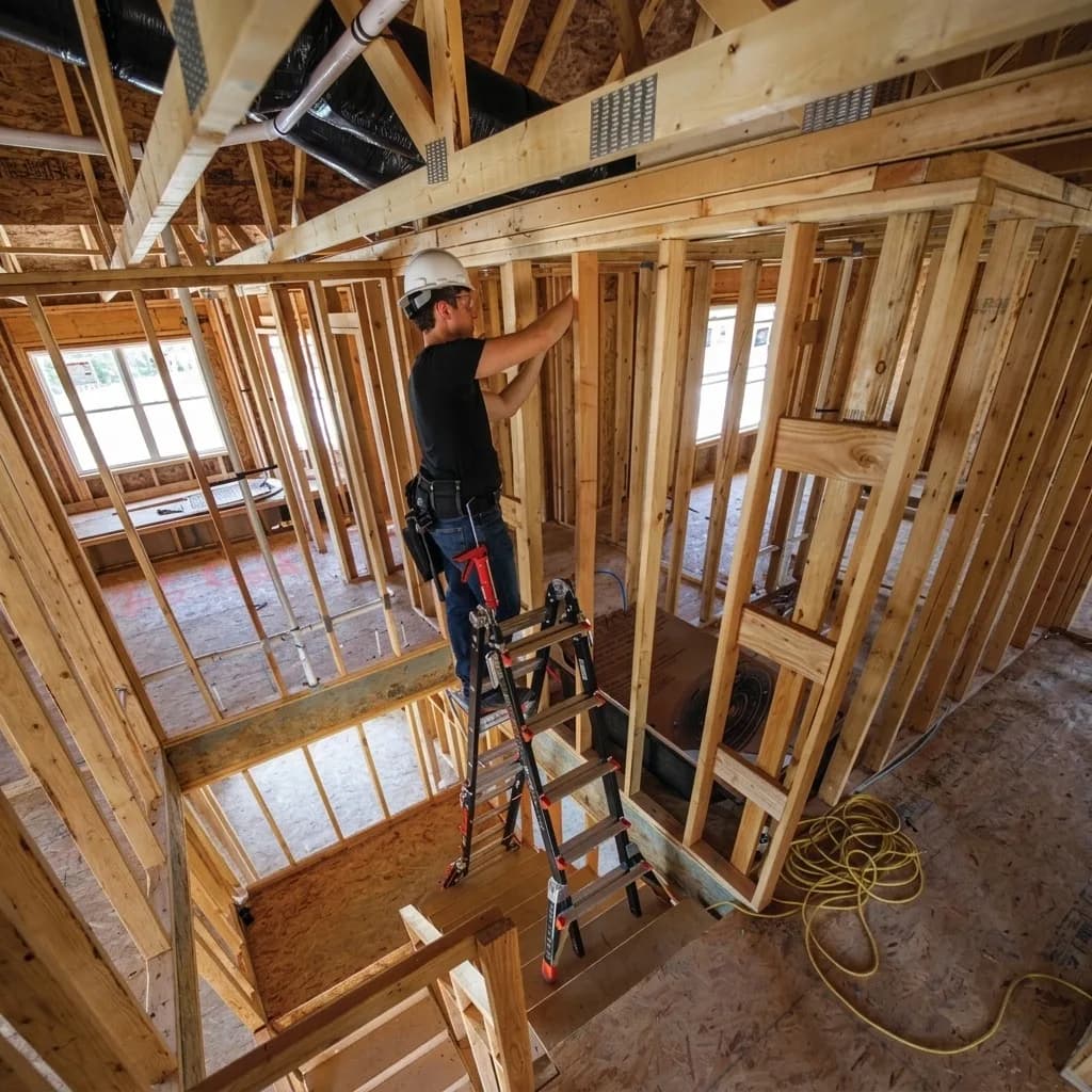 Лестница-стремянка телескопическая SVELT Dark 8+8 ступеней