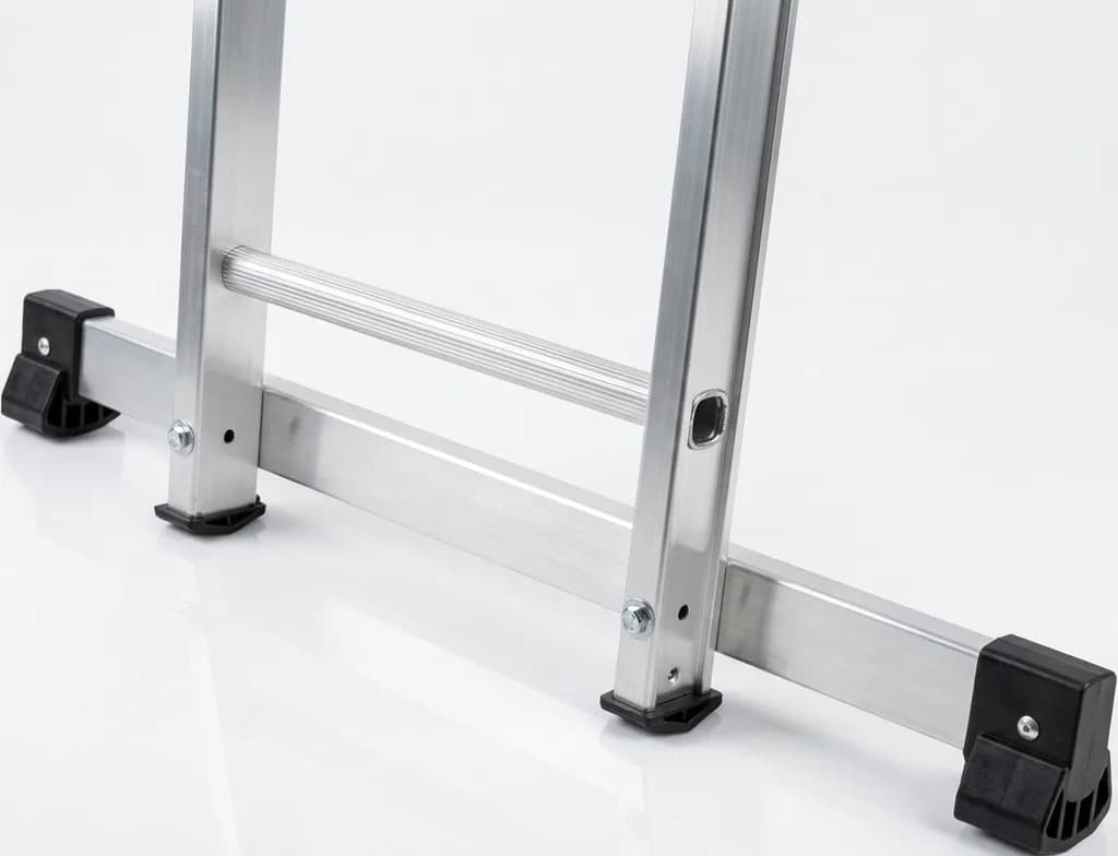 Трехсекционная лестница выдвигаемая тросом Svelt EURO E3F 3x14 ступеней