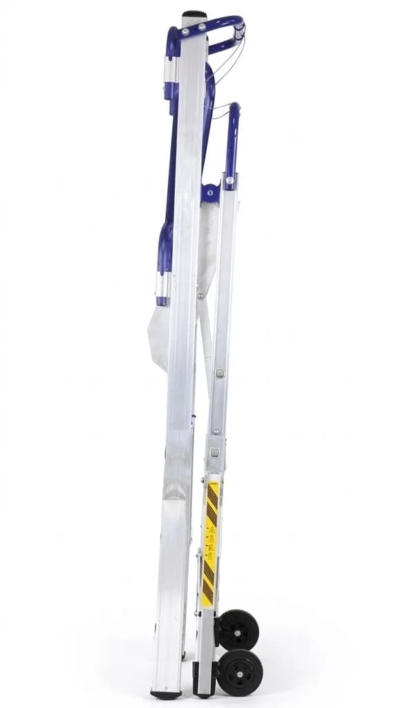 Двусторонняя передвижная складная лестница-помост SVELT FLY 5 ступеней