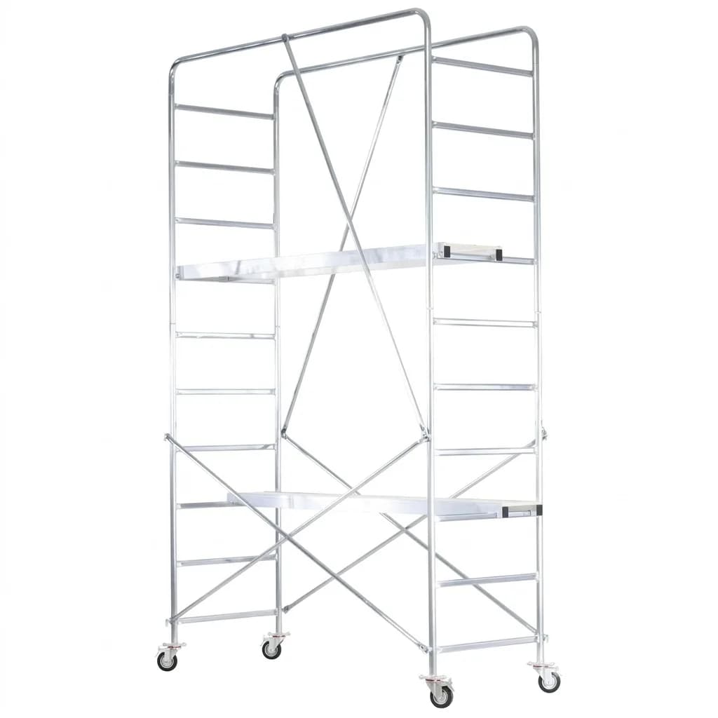 Передвижные подмости Svelt Focus M, модуль A+B+D+E 3,0 м (1,87x0,78 м), , с рабочей платформой и стабилизаторами AFOCUSC+D+E