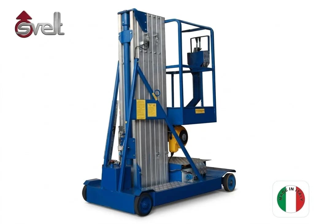 Мачтовый телескопический подъемник Svelt PID 10S самоходный