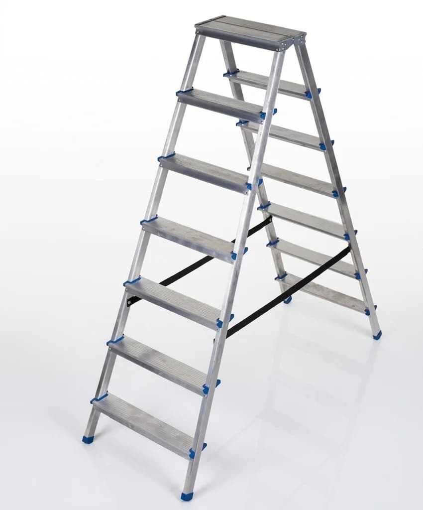 Двусторонняя стремянка SVELT Bobo Plus 2х7 ступеней
