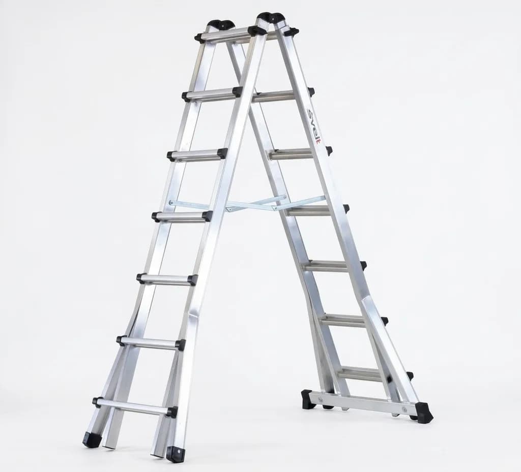 Лестница-стремянка телескопическая Svelt Bravissima 14+14 ступеней