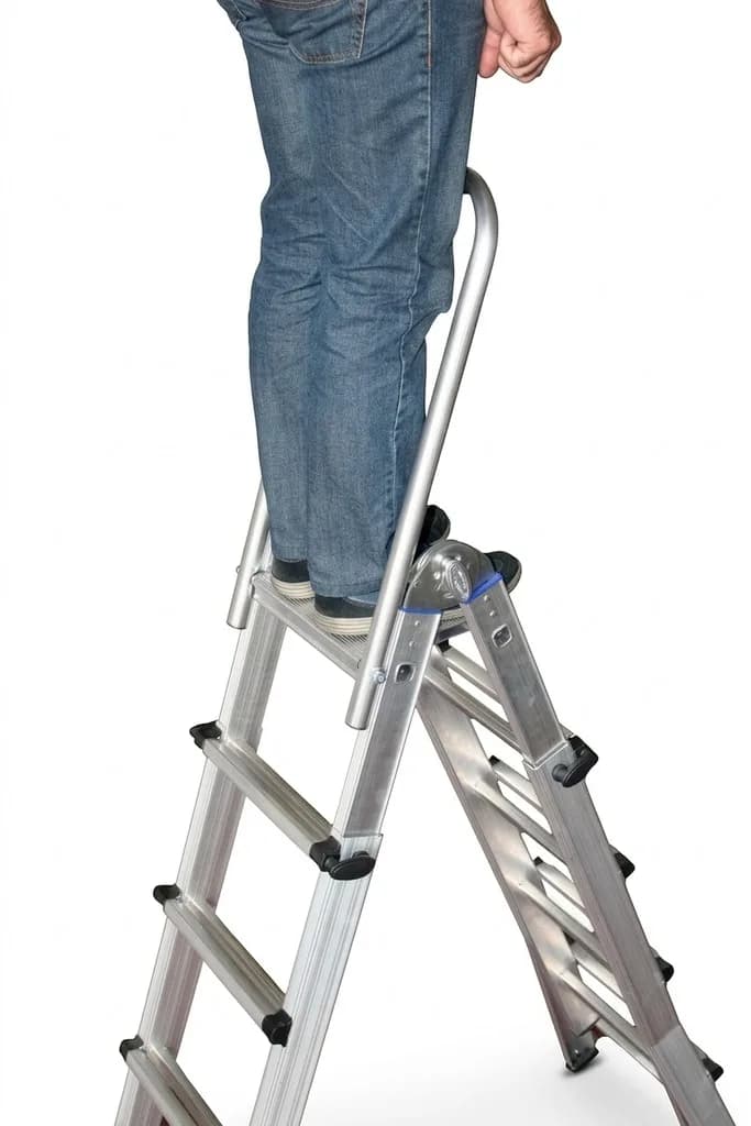 Телескопическая лестница Svelt SCALISSIMA ELITE 8+8 ступеней