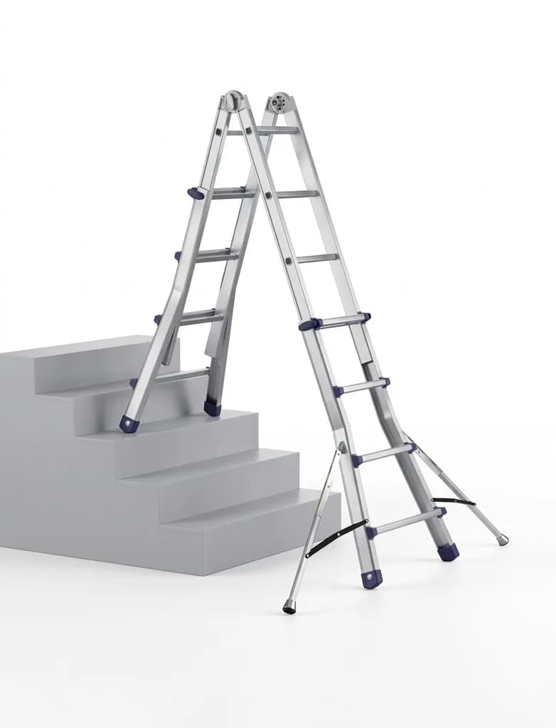 Телескопическая лестница Svelt SCALISSIMA ELITE 8+8 ступеней