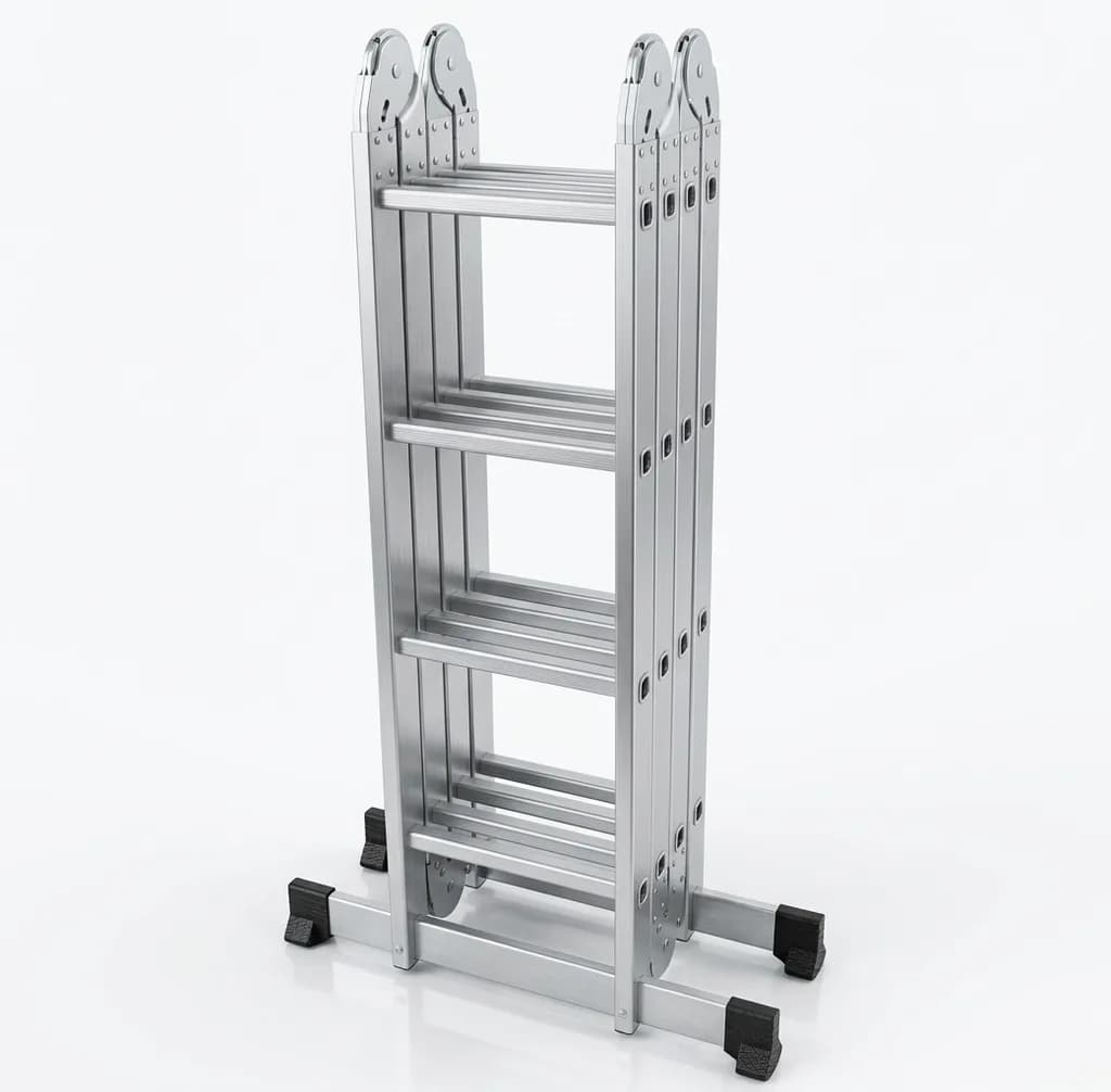 Шарнирная многопозиционная лестница Svelt Ladyplanet 4x4 ступени