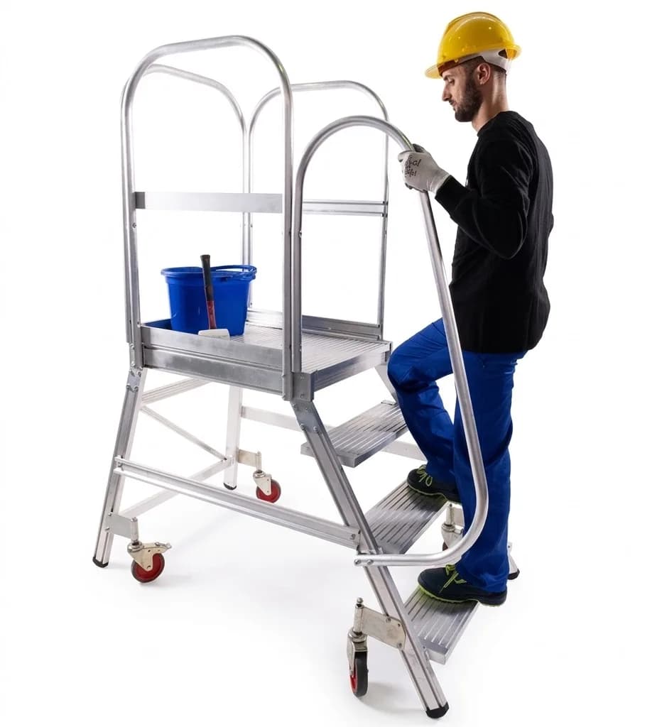 Лестница с платформой SVELT PALCO 4 ступени