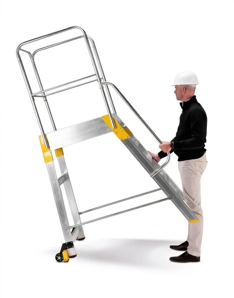 Лестница с платформой SVELT PALCO LIGHT 8 ступеней