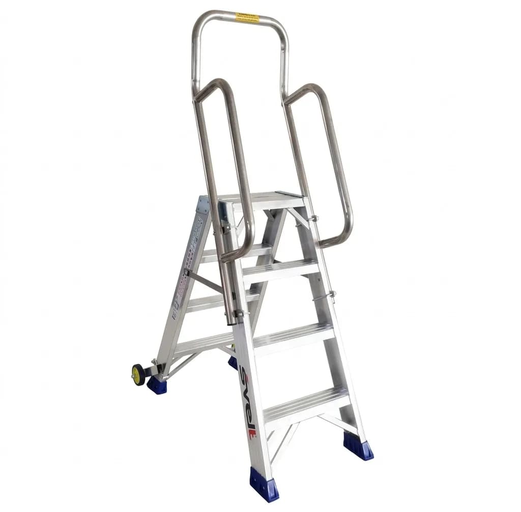 Защитное ограждение с 2 поручнями по 60 см для лестниц Svelt PUNTO LARGE SPPLUS08/C