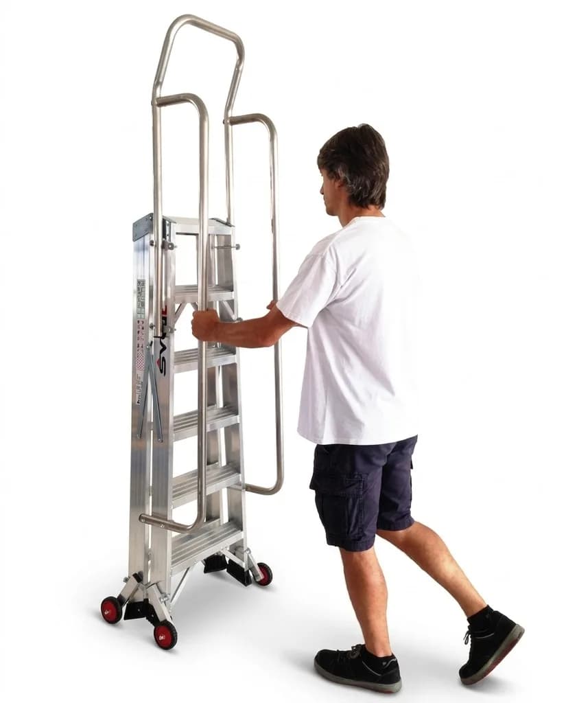 Двусторонняя стремянка Svelt P1 PLUS FUL OPTIONAL 6 ступеней