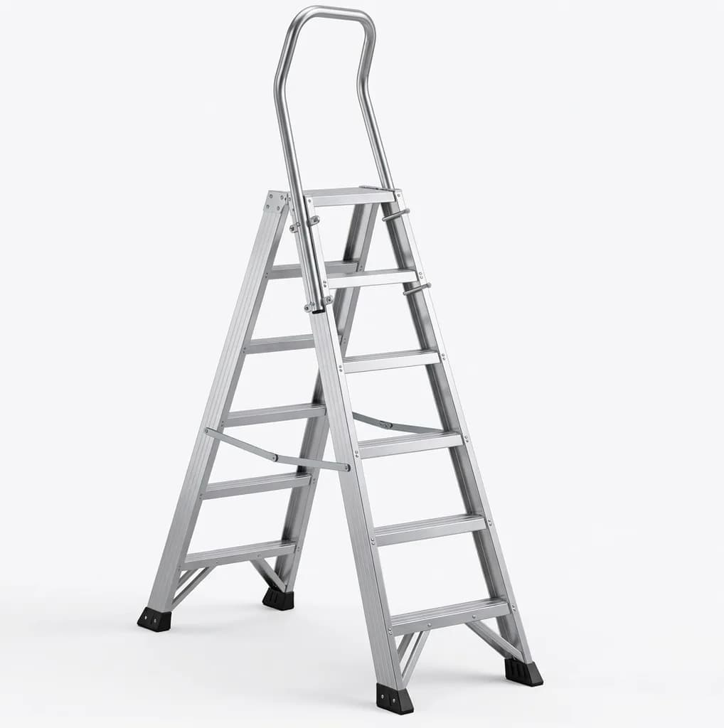 Двусторонняя стремянка SVELT P1 2x9 ступеней