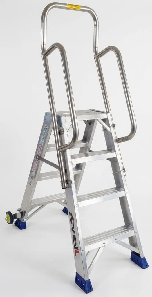 Двусторонняя стремянка-табурет Svelt PUNTO LARGE PLUS S 2х2 ступени