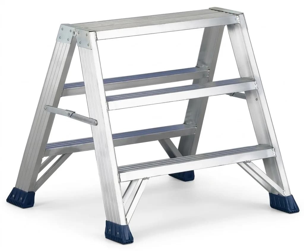 Двусторонняя стремянка-табурет Svelt PUNTO LARGE S 2х2 ступени