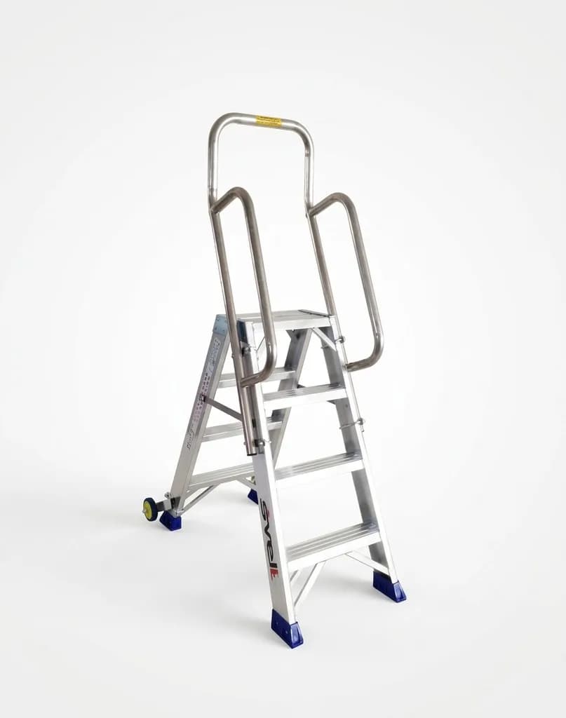 Двусторонняя стремянка-табурет Svelt PUNTO LARGE S 2х2 ступени