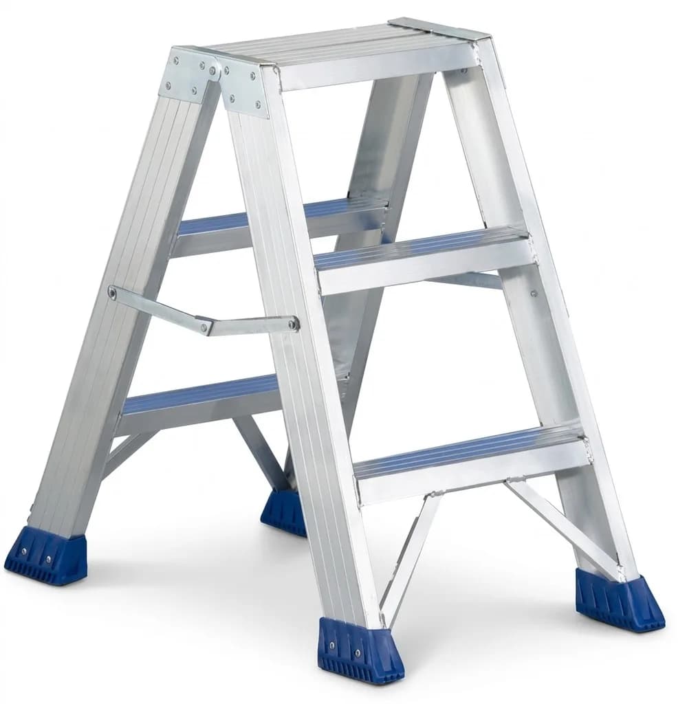 Двусторонняя стремянка-табурет SVELT PUNTO S 2х4 ступени