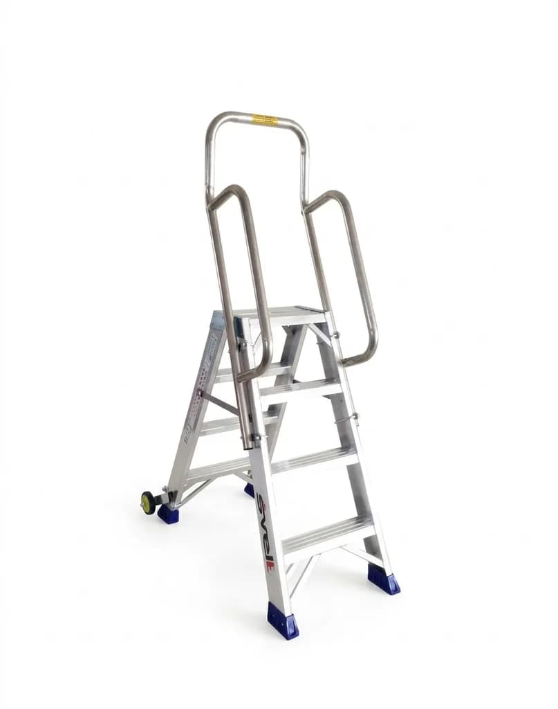 Двусторонняя стремянка-табурет Svelt PUNTO SPACE S 2х3 ступени