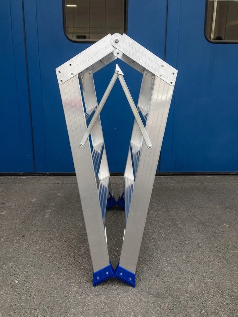 Двусторонняя стремянка-табурет Svelt PUNTO SPACE S 2х3 ступени