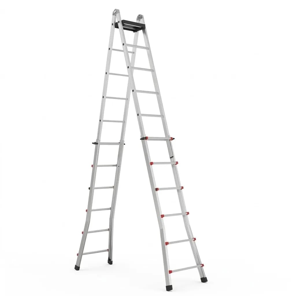 Лестница-стремянка телескопическая Svelt Scalissima 12+12R ступеней