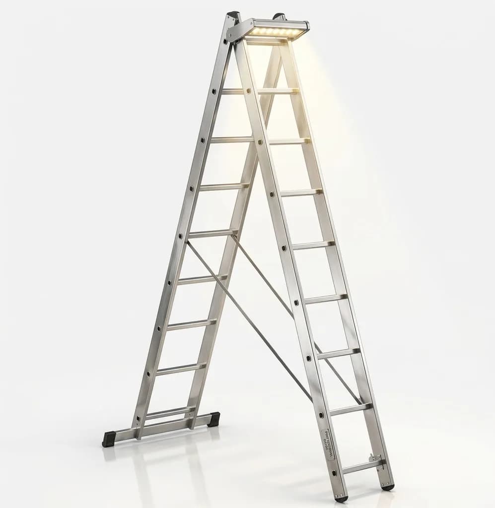 Двусторонняя стремянка Svelt U2 2x7 ступеней