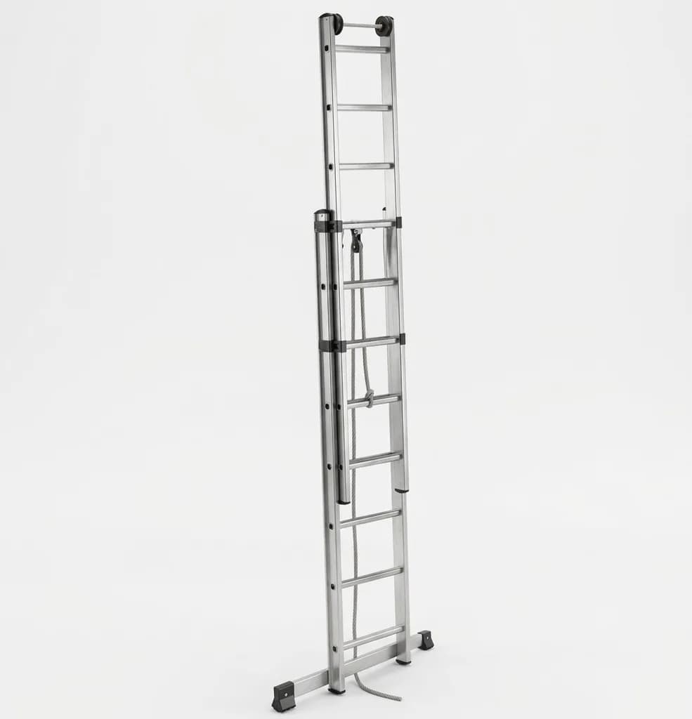 Двухсекционная лестница выдвигаемая тросом Svelt EURO E2F 2x14R ступеней