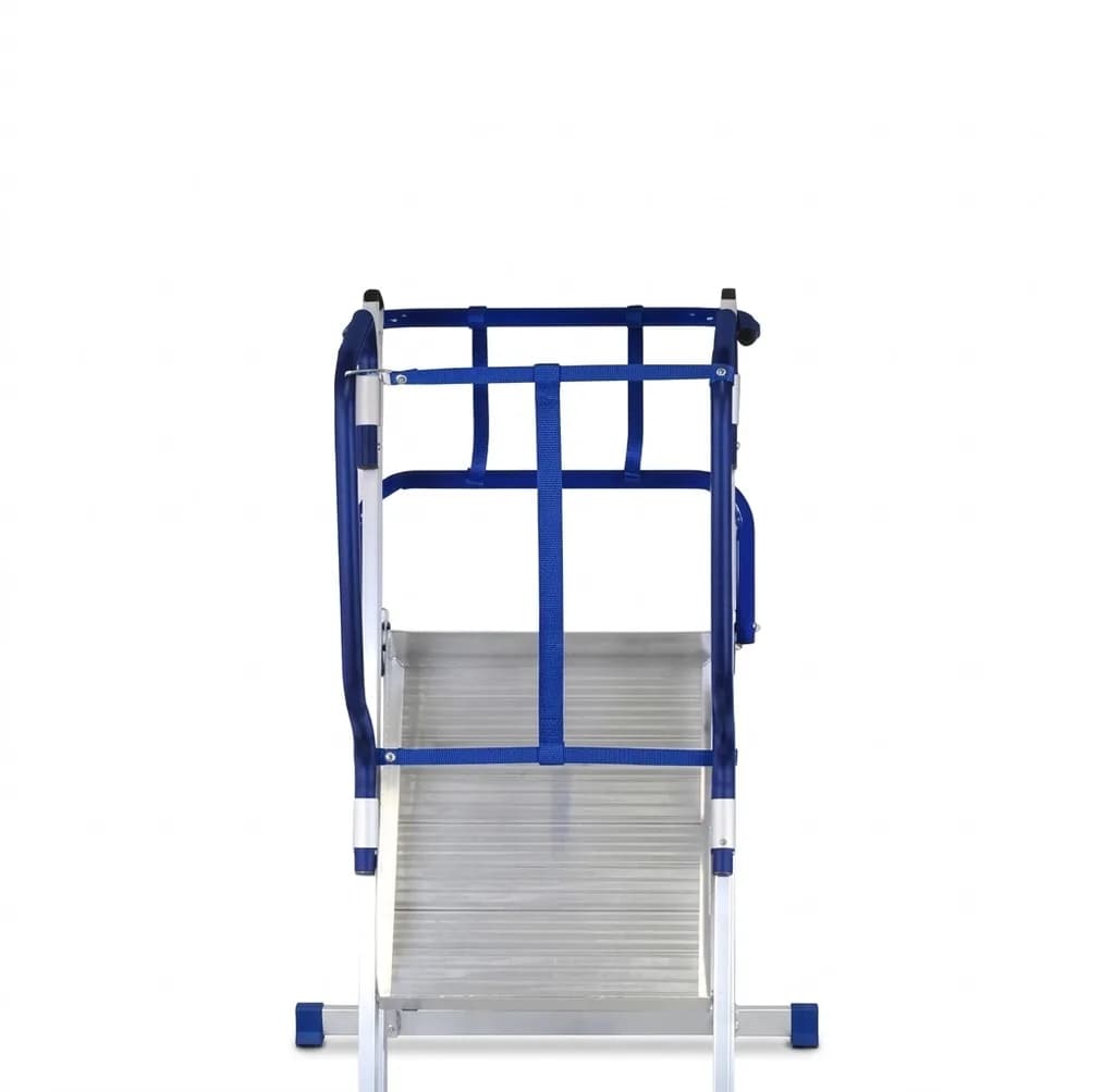 Двусторонняя телескопическая лестница-помост SVELT TELEFLY 5 ступеней