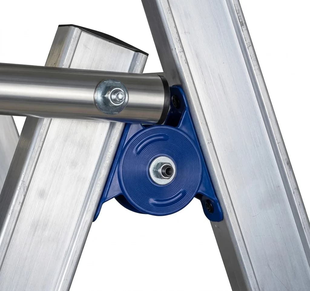 Двусторонняя телескопическая лестница-помост с стабилизатором Svelt TELEFLY LIGHT 4+3 ступени SFLYTL204+3