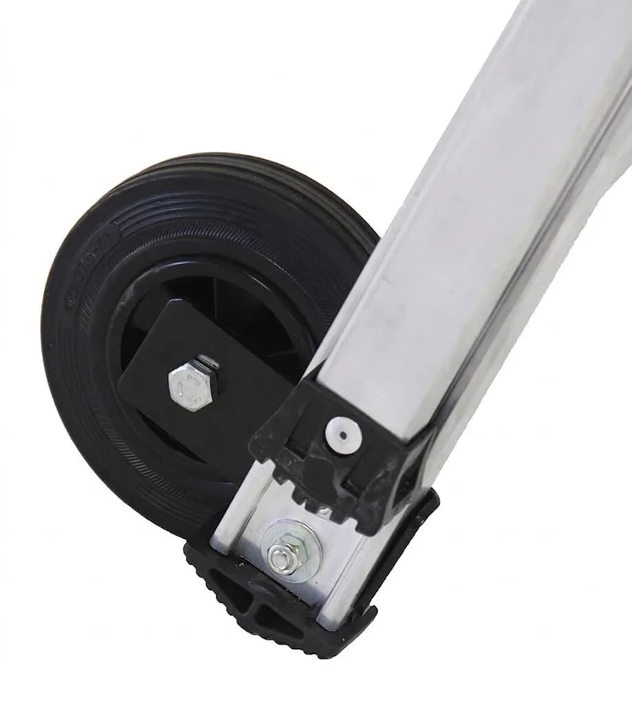 Двусторонняя телескопическая лестница-помост с стабилизатором Svelt TELEFLY LIGHT 4+3 ступени SFLYTL204+3