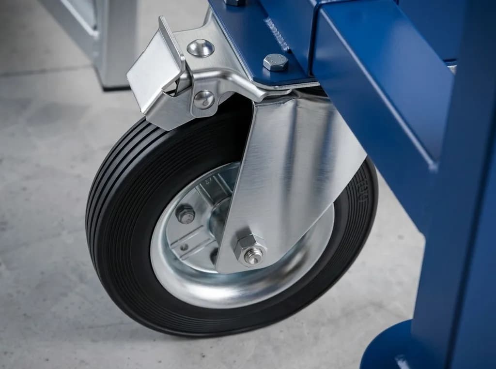 Консольно-телескопическая лестница с платформой Svelt