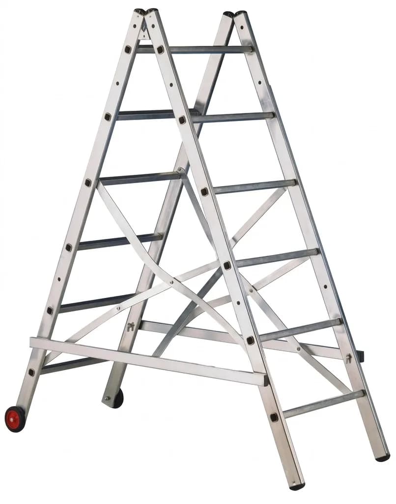 Вертикальная рама 6 перекладин с колесами для передвижных помостов Svelt MAGO